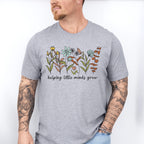 Helping Little Minds Grow Design - Special Education Unisex Crewneck T-Shirt Sweatshirt Hoodie