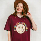 Smile Face Special Education Design - Special Education Unisex Crewneck T-Shirt Sweatshirt Hoodie