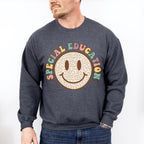 Smile Face Special Education Design - Special Education Unisex Crewneck T-Shirt Sweatshirt Hoodie