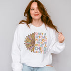 Only A Special Person Can Hear What A Child Cannot Say Design - Special Education Unisex Crewneck T-Shirt Sweatshirt Hoodie