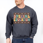 Retro Special Education Design - Special Education Unisex Crewneck T-Shirt Sweatshirt Hoodie