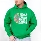 Retro Special Person Can Hear What A Child Cannot Say Design - Special Education Unisex Crewneck T-Shirt Sweatshirt Hoodie