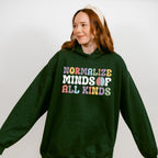 Normalize Minds Of All Kinds Design - Special Education Unisex Crewneck T-Shirt Sweatshirt Hoodie