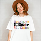 Normalize Minds Of All Kinds Design - Special Education Unisex Crewneck T-Shirt Sweatshirt Hoodie