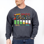 Battery Life Of A Teacher Monday To Friday - Teacher Unisex Crewneck T-Shirt Sweatshirt Hoodie