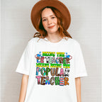 Being The P.E Teacher Means Being The Popular Teacher - Teacher Unisex Crewneck T-Shirt Sweatshirt Hoodie