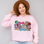 Best Teacher Ever Doodles Design - Teacher Unisex Crewneck T-Shirt Sweatshirt Hoodie