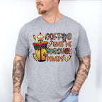 Coffee Gives Me Teacher Powers Design - Teacher Unisex Crewneck T-Shirt Sweatshirt Hoodie