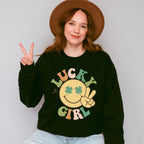 Lucky Girl - St. Patrick's Day Theme Unisex Crewneck T-Shirt Sweatshirt Hoodie