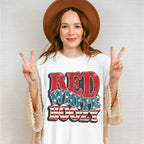 Red White Boozy 4th Of July Unisex Crewneck T-Shirt Sweatshirt Hoodie