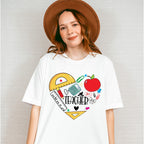 Teacher Heart Design - Teacher Unisex Crewneck T-Shirt Sweatshirt Hoodie