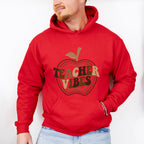 Brown Teacher Vibes Design - Teacher Unisex Crewneck T-Shirt Sweatshirt Hoodie