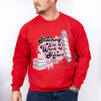 Teaching is a Work of Heart Design - Teacher Unisex Crewneck T-Shirt Sweatshirt Hoodie