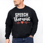 Speech Therapist Heart Design - Therapy Unisex Crewneck T-Shirt Sweatshirt Hoodie