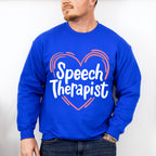 Heart Speech Therapist Design - Therapy Unisex Crewneck T-Shirt Sweatshirt Hoodie