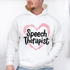 Heart Speech Therapist Design - Therapy Unisex Crewneck T-Shirt Sweatshirt Hoodie