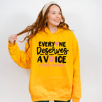 Everyone Deserves A Voice Speech Therapy Design - Therapy Unisex Crewneck T-Shirt Sweatshirt Hoodie