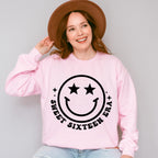 Sweet Sixteen Era Smiley - Sweet 16 Unisex Crewneck T-Shirt Sweatshirt Hoodie