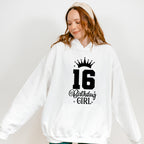 16 Birthday Girl - Sweet 16 Unisex Crewneck T-Shirt Sweatshirt Hoodie