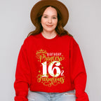 Birthday Princess Fabulous - Sweet 16 Unisex Crewneck T-Shirt Sweatshirt Hoodie