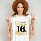 Birthday Princess Fabulous - Sweet 16 Unisex Crewneck T-Shirt Sweatshirt Hoodie