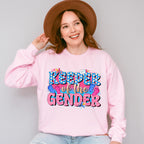 Keeper Of The Gender - Gender Reveal Unisex Crewneck T-Shirt Sweatshirt Hoodie
