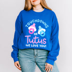Touchdown Or Tutus - Gender Reveal Unisex Crewneck T-Shirt Sweatshirt Hoodie