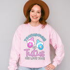 Touchdown Or Tutus - Gender Reveal Unisex Crewneck T-Shirt Sweatshirt Hoodie