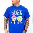 What The Duck Is It - Gender Reveal Unisex Crewneck T-Shirt Sweatshirt Hoodie