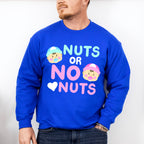 Nuts Or No Nuts - Gender Reveal Unisex Crewneck T-Shirt Sweatshirt Hoodie