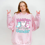 Keeper Of The Gender Socks - Gender Reveal Unisex Crewneck T-Shirt Sweatshirt Hoodie