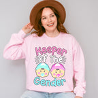 Keeper Of The Gender Baby - Gender Reveal Unisex Crewneck T-Shirt Sweatshirt Hoodie
