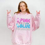 Pink Or Blue We Love You - Gender Reveal Unisex Crewneck T-Shirt Sweatshirt Hoodie