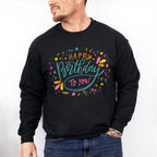 Happy Birthday To You Blue Design - Birthday Unisex Crewneck T-Shirt Sweatshirt Hoodie