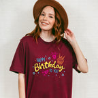 Happy Birthday To You Yellow Design - Birthday Unisex Crewneck T-Shirt Sweatshirt Hoodie