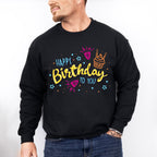 Happy Birthday To You Yellow Design - Birthday Unisex Crewneck T-Shirt Sweatshirt Hoodie