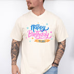 Happy Birthday To You Blue Pink - Birthday Unisex Crewneck T-Shirt Sweatshirt Hoodie
