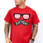 Happy Birthday Mustache Glasses - Birthday Unisex Crewneck T-Shirt Sweatshirt Hoodie