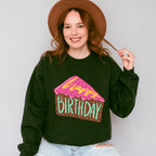 Happy Birthday Cake Slice - Birthday Unisex Crewneck T-Shirt Sweatshirt Hoodie