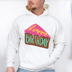 Happy Birthday Cake Slice - Birthday Unisex Crewneck T-Shirt Sweatshirt Hoodie