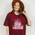 Happy Birthday Boxes - Birthday Unisex Crewneck T-Shirt Sweatshirt Hoodie