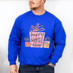 Happy Birthday Boxes - Birthday Unisex Crewneck T-Shirt Sweatshirt Hoodie