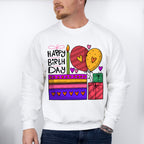 Happy Birthday Cake and Gifts - Birthday Unisex Crewneck T-Shirt Sweatshirt Hoodie