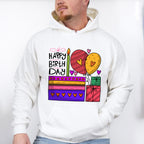 Happy Birthday Cake and Gifts - Birthday Unisex Crewneck T-Shirt Sweatshirt Hoodie