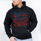 Want A Hot Dog Real Bad 4th Of July Unisex Crewneck T-Shirt Sweatshirt Hoodie