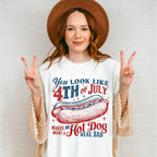 Want A Hot Dog Real Bad 4th Of July Unisex Crewneck T-Shirt Sweatshirt Hoodie