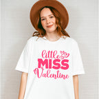 Little Miss Valentine - Valentine's Day Unisex Crewneck T-Shirt Sweatshirt Hoodie