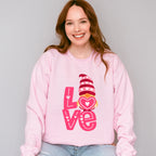 Love Heart Design - Valentine's Day Unisex Crewneck T-Shirt Sweatshirt Hoodie