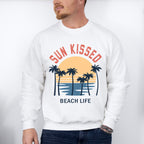 Sun Kissed Beach Life - Summer Theme Unisex Crewneck T-Shirt Sweatshirt Hoodie