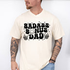 Badass Bonus Dad - Father's Day Unisex Crewneck T-Shirt Sweatshirt Hoodie